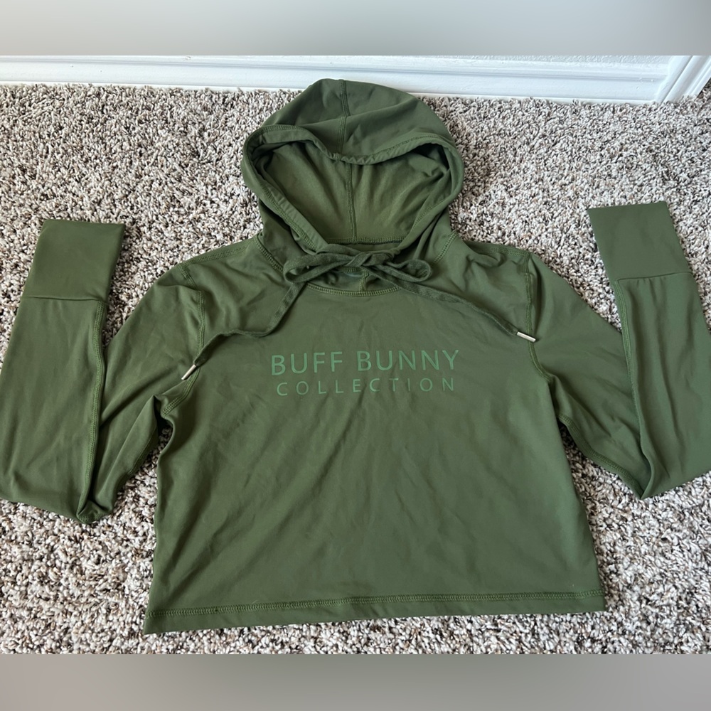 BuffBunny Olive Green Hoodie